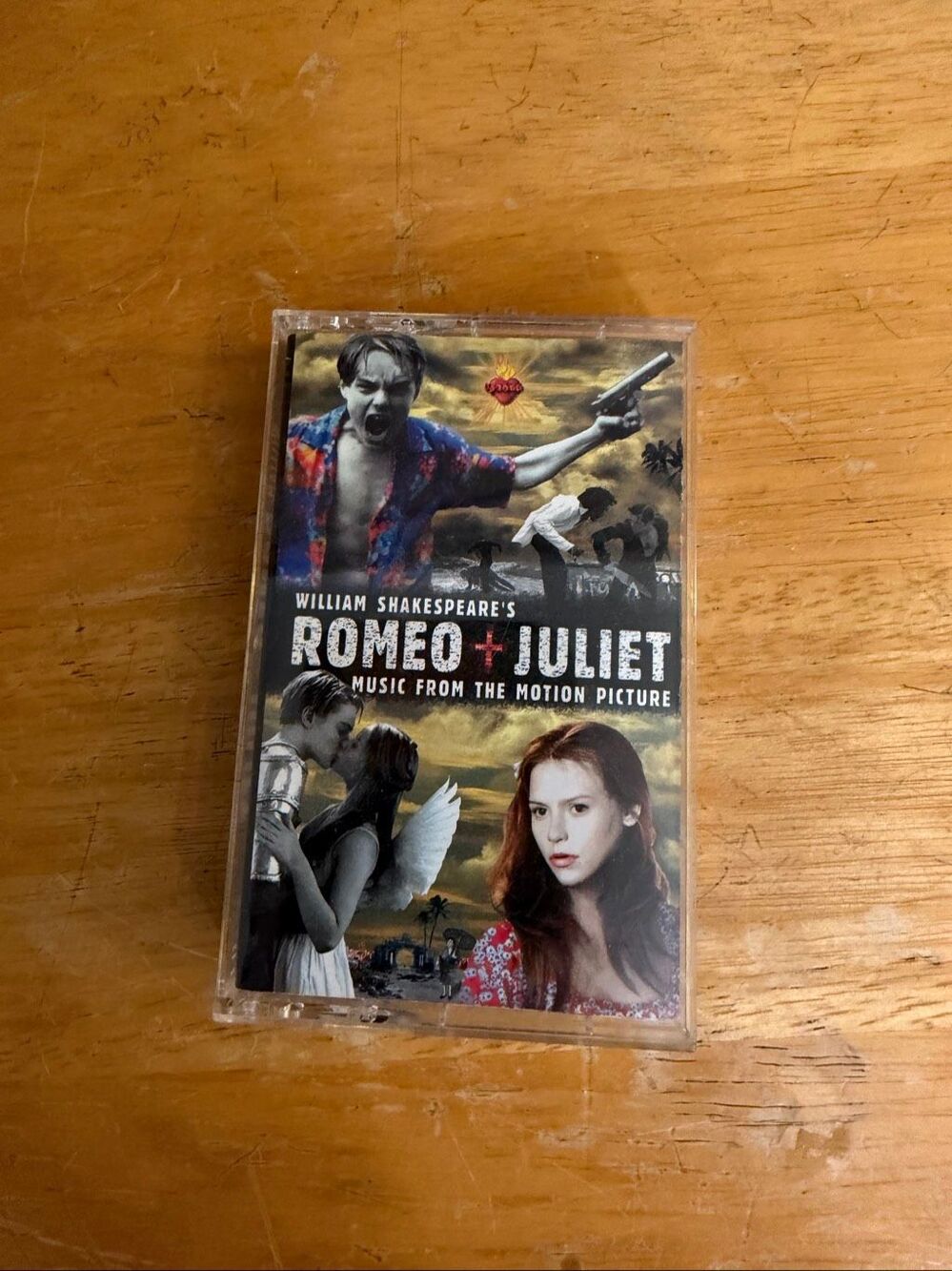 William Shakespeare’s Romeo + Juliet Soundtrack Cassette 1996 Leonardo DiCaprio